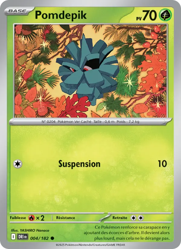 Scan HD carte Pokémon Pomdepik 004/182 — Rivalités Destinées