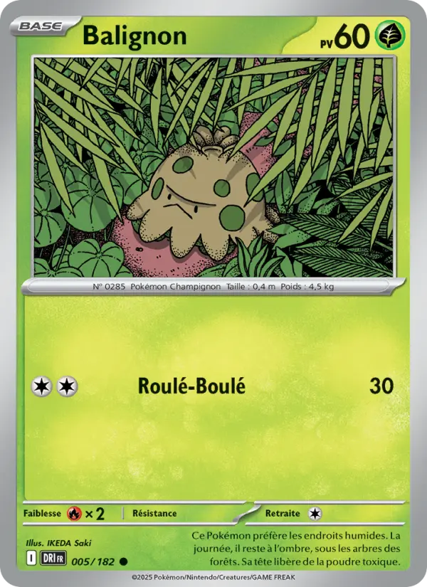 Scan HD carte Pokémon Balignon 005/182 — Rivalités Destinées