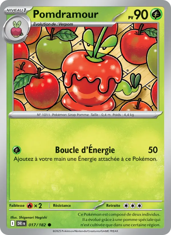 Scan HD carte Pokémon Pomdramour 017/182 — Rivalités Destinées