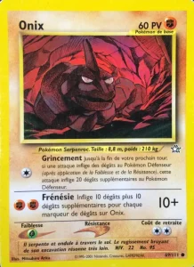 Carte Pokemon Onix 69/111 Neo Genesis
