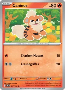 Carte Pokemon Caninos 027/182 Rivalités Destinées
