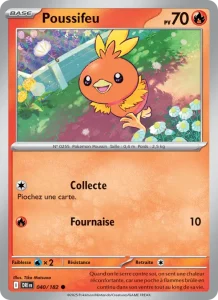 Carte Pokemon Poussifeu 040/182 Rivalités Destinées