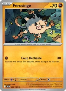 Carte Pokemon Férosinge 090/182 Rivalités Destinées