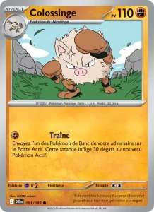 Carte Pokemon Colossinge 091/182 Rivalités Destinées