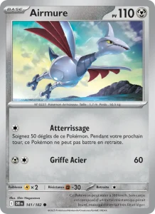Carte Pokemon Airmure 141/182 Rivalités Destinées