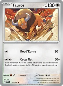 Carte Pokemon Tauros 152/182 Rivalités Destinées