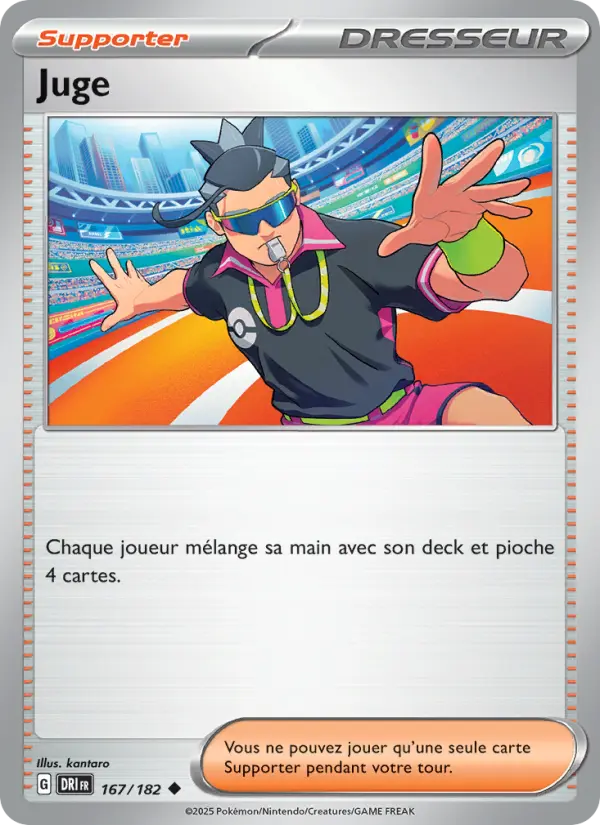 Scan HD carte Pokémon Juge 167/182 — Rivalités Destinées