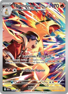 Carte Pokemon Typhlosion de Luth 190/182 Rivalités Destinées