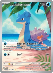 Carte Pokemon Lokhlass d'Ondine 194/182 Rivalités Destinées