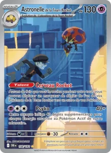 Carte Pokemon Astronelle de la Team Rocket 198/182 Rivalités Destinées