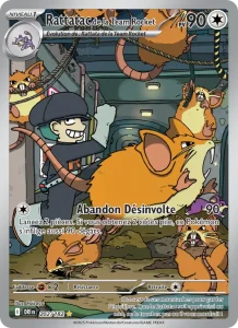 Carte Pokemon Rattatac de la Team Rocket 202/182 Rivalités Destinées