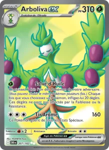 Carte Pokemon Arboliva-ex 207/182 Rivalités Destinées