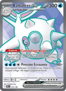 Carte Pokemon Balbalèze-ex 210/182 Rivalités Destinées