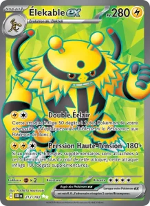 Carte Pokemon Élekable-ex 212/182 Rivalités Destinées