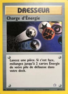 Carte Pokemon Charge d'Énergie 85/111 Neo Genesis