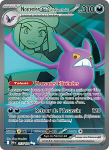 Carte Pokemon Nostenfer-ex de la Team Rocket 217/182 Rivalités Destinées