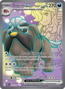 Carte Pokemon Dogrino-ex de Pepper 218/182 Rivalités Destinées