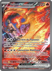 Carte Pokémon Sulfura-ex de la Team Rocket 229 Rivalités Destinées