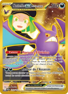 Carte Pokemon Nostenfer-ex de la Team Rocket 242/182 Rivalités Destinées