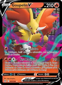 Carte Pokemon Goupelin V 027/196 Origine Perdue