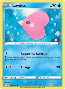 Carte Pokemon Lovdisc 038/196 Origine Perdue