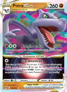 Carte Pokemon Ptéra VSTAR 093/196 Origine Perdue
