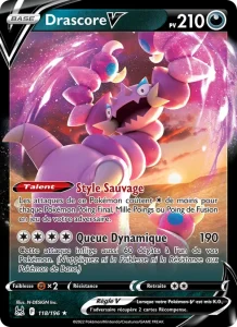 Carte Pokemon Drascore V 118/196 Origine Perdue