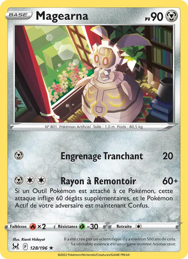 Scan HD carte Pokémon Magearna 128/196 — Origine Perdue