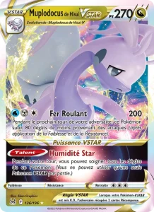 Carte Pokemon Muplodocus de Hisui VSTAR 136/196 Origine Perdue