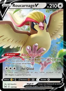 Carte Pokemon Roucarnage V 137/196 Origine Perdue