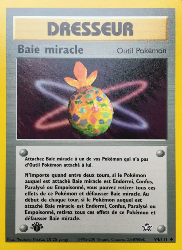 Scan HD carte Pokémon Baie miracle 94/111 — Neo Genesis