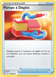 Carte Pokemon Pompe à Dégâts 156/196 Origine Perdue