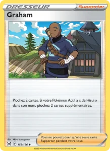 Carte Pokemon Graham 158/196 Origine Perdue