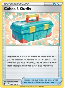 Carte Pokemon Caisse à Outils 168/196 Origine Perdue