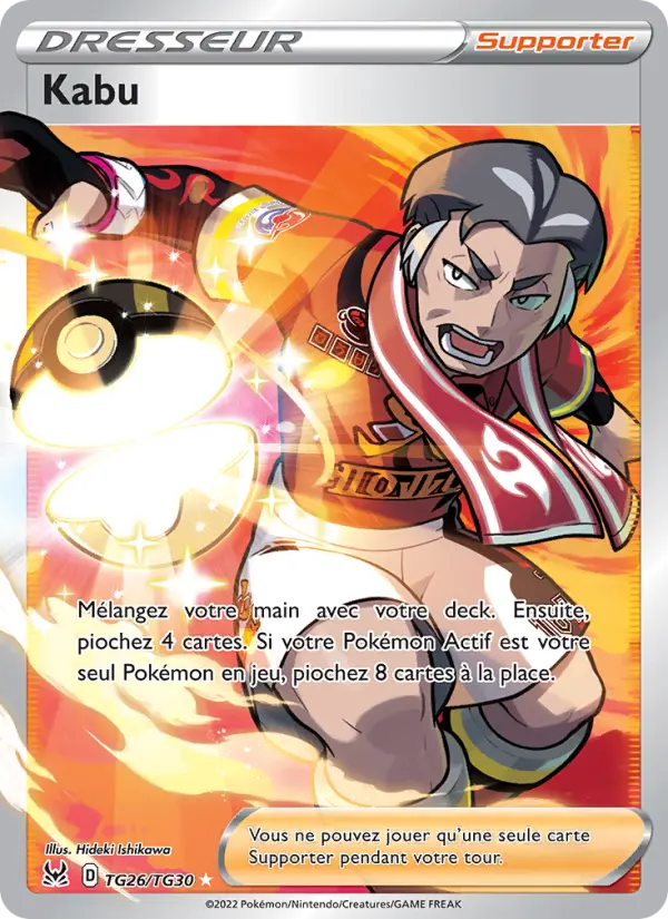 Scan HD carte Pokémon Kabu TG26/196 — Origine Perdue