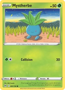 Carte Pokémon Mystherbe 001/196