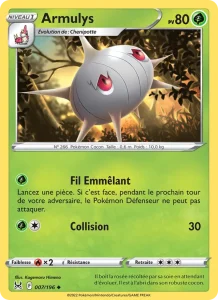 Carte Pokémon Armulys 007/196