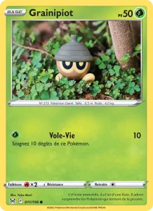 Carte Pokemon Grainipiot 011/196 Origine Perdue
