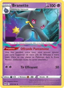 Carte Pokemon Branette 073/196 Origine Perdue