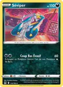 Carte Pokemon Séviper 116/196 Origine Perdue