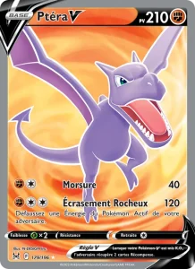 Carte Pokemon Ptéra V 179/196 Origine Perdue