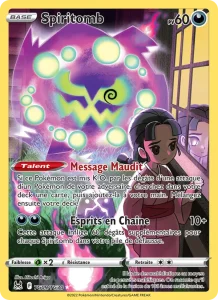Carte Pokemon Spiritomb TG09/196 Origine Perdue
