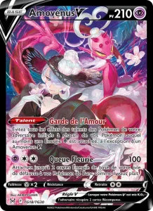 Carte Pokemon Amovénus V TG18/196 Origine Perdue