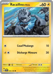 Carte Pokemon Racaillou d'Alola 044/159 Aventures Ensemble