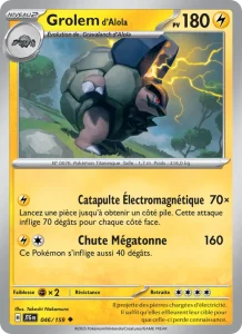 Carte Pokemon Grolem d'Alola 046/159 Aventures Ensemble