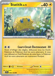 Carte Pokemon Statitik de N 049/159 Aventures Ensemble