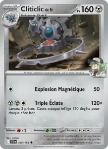 Carte Pokemon Cliticlic de N 105/159 Aventures Ensemble