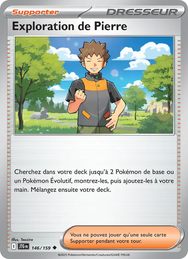 Scan HD carte Pokémon Exploration de Pierre 146/159 — Aventures Ensemble