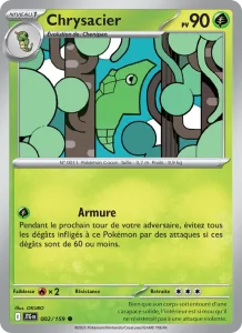 Carte Pokémon Chrysacier 002/159