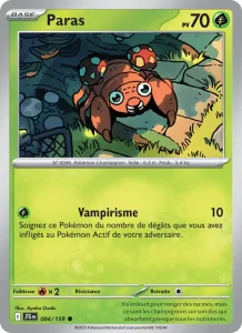 Carte Pokémon Paras 004/159